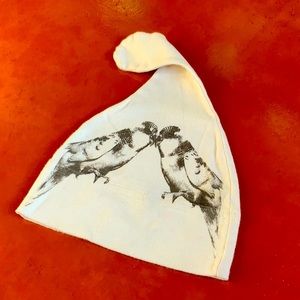 Organic Cotton Cream Parakeet Hat